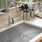 Nantucket Sinks 28 Inch Pro Series Large Rectangle Single Bowl Undermount Zero Radius Stainless Steel Kitchen Sink ZR2818-16 - alternate 7